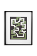 Tirages Artistiques à Motif Treillis (2) | Eichholtz Window Trellis par Michael Willett | OROA