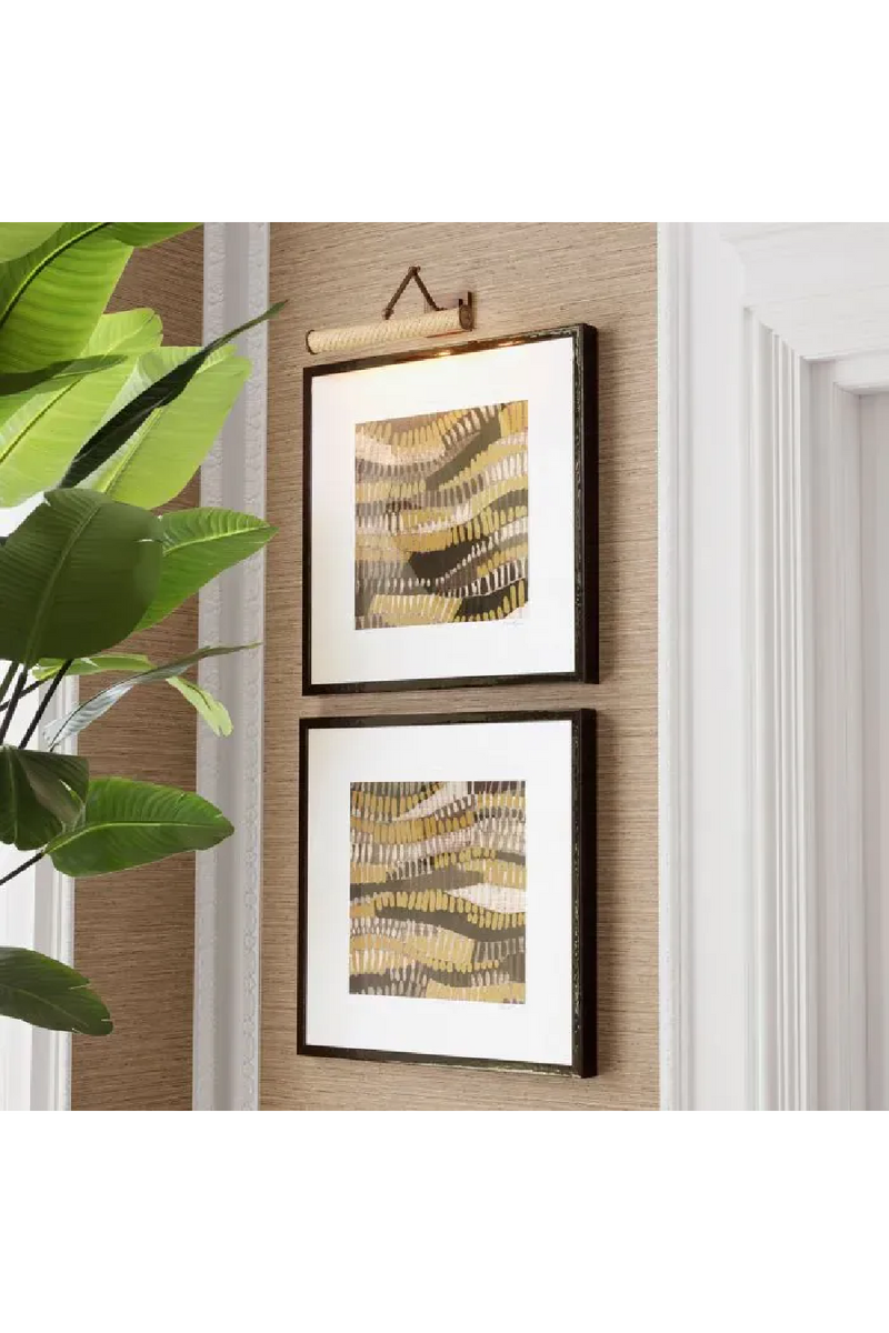 Tirages Abstraits or et Argent (2) | Eichholtz Metallic Undulation par June Erica Vess | OROA