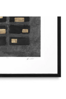 Ensemble de Tirages Photographiques Texturés (2) | Eichholtz Black Squares par Michael Willett  | OROA