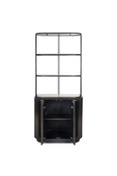 Étagère en bois et travertin | Richmond Hampton | Meubleluxe.fr