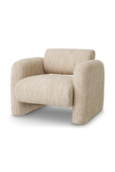 Fauteuil Lounge en Bouclé Crème | Eichholtz Vesper | OROA.fr
