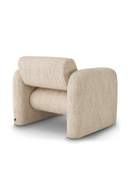 Fauteuil Lounge en Bouclé Crème | Eichholtz Vesper | OROA.fr