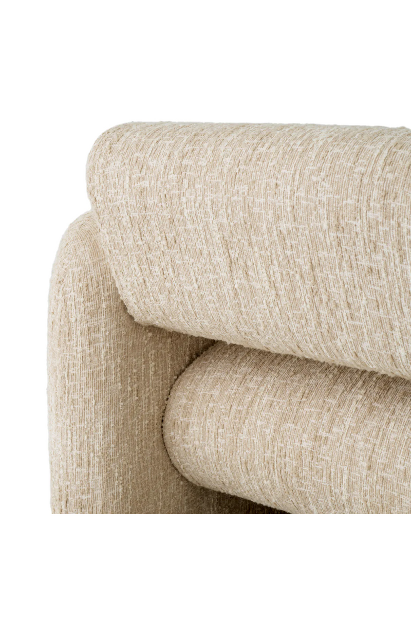 Fauteuil Lounge en Bouclé Crème | Eichholtz Vesper | OROA.fr