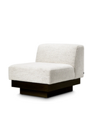 Fauteuil Lounge Sans Accoudoirs Blanc | Eichholtz Bastion | OROA.fr