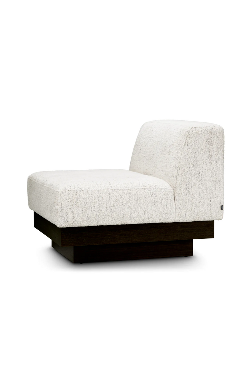 Fauteuil Lounge Sans Accoudoirs Blanc | Eichholtz Bastion | OROA.fr