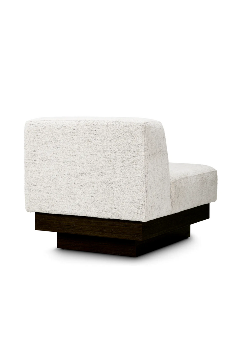 Fauteuil Lounge Sans Accoudoirs Blanc | Eichholtz Bastion | OROA.fr