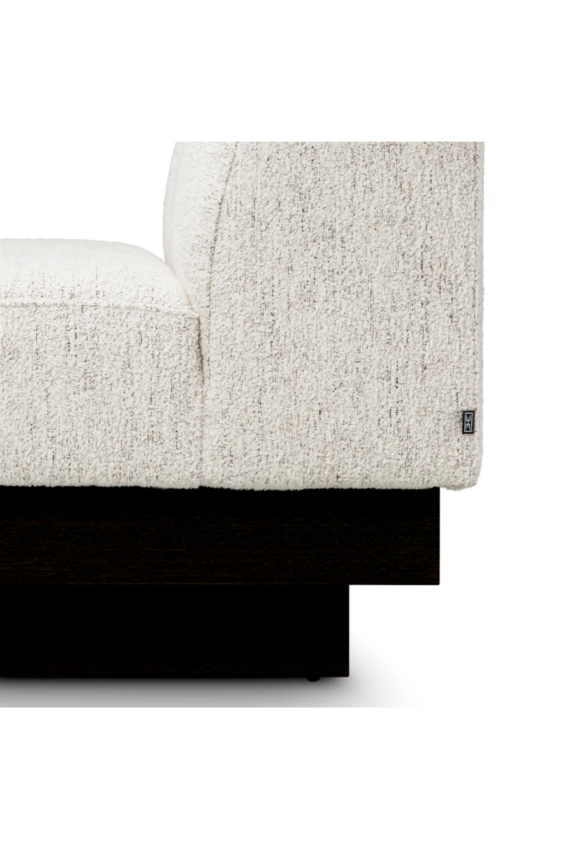 Fauteuil Lounge Sans Accoudoirs Blanc | Eichholtz Bastion | OROA.fr