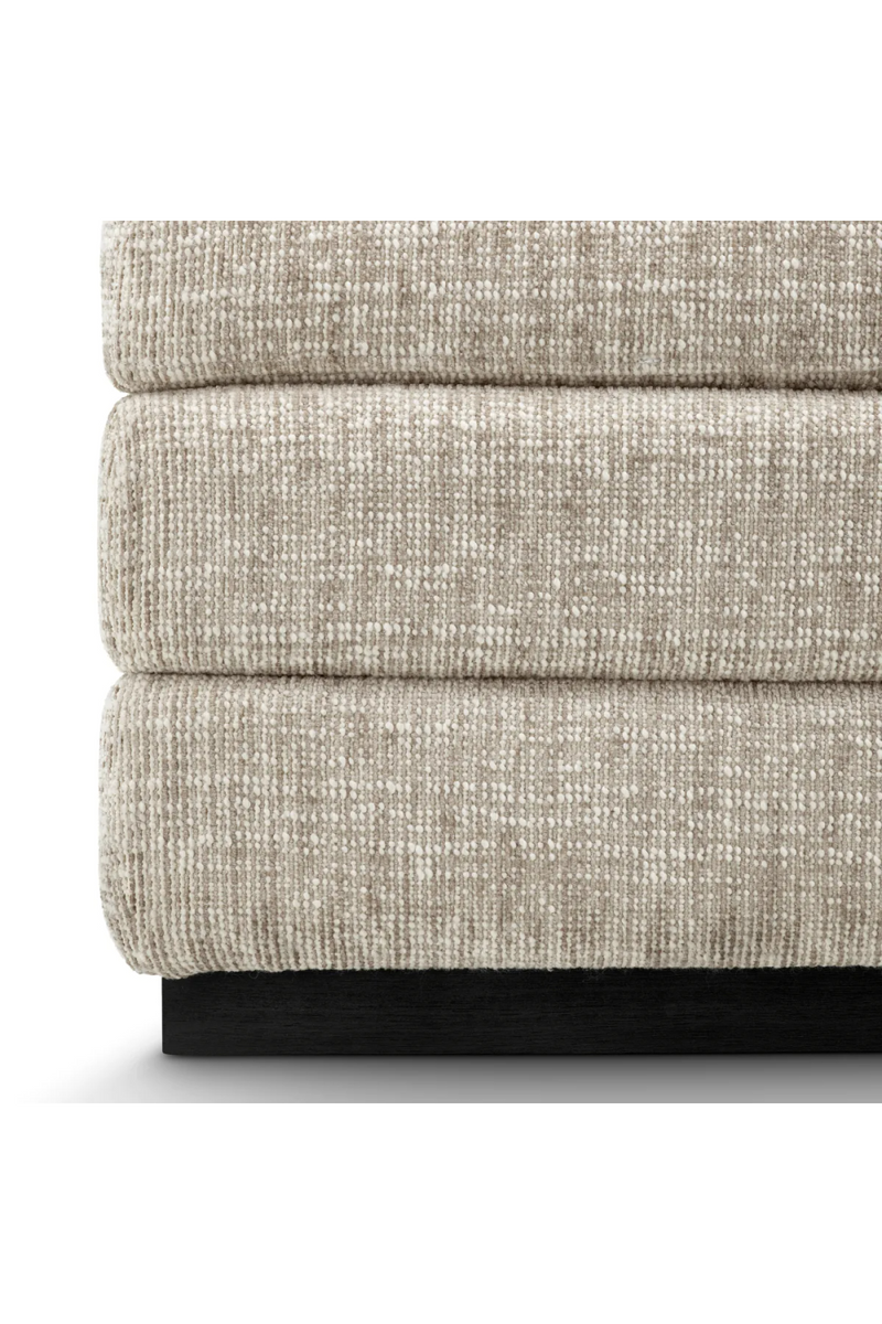 Tabouret de Rangement Carré Beige | Eichholtz Valmont | OROA.fr