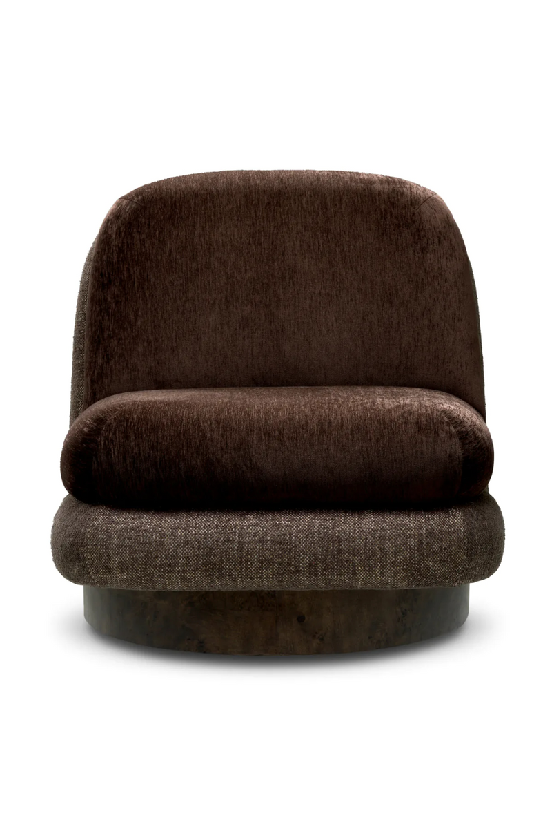Fauteuil Pivotant Brun | Eichholtz Galiano | OROA.fr