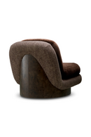 Fauteuil Pivotant Brun | Eichholtz Galiano | OROA.fr