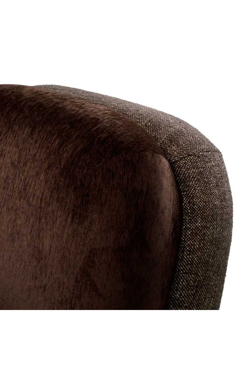 Fauteuil Pivotant Brun | Eichholtz Galiano | OROA.fr