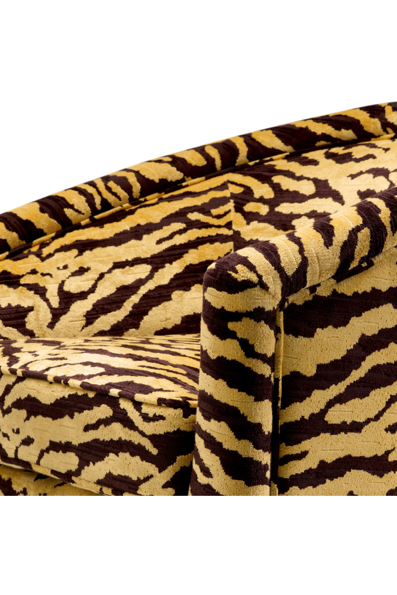 Fauteuil Pivotant Imprimé Tigre | Eichholtz Catene | OROA.fr