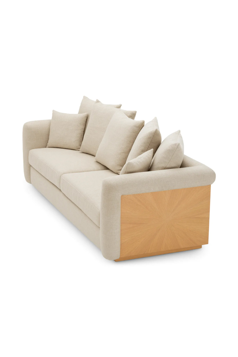 Canapé en Tissu Ecru | Eichholtz Amadeo | OROA.fr