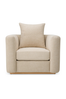 Fauteuil Lounge en Tissu Ecru | Eichholtz Amadeo | OROA.fr
