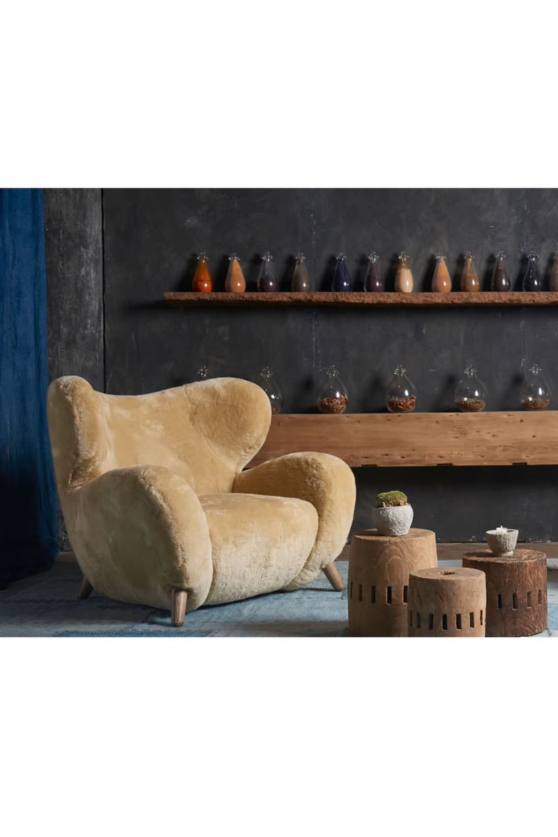 Fauteuil en laine de mouton | Thimothy Houlton Manx