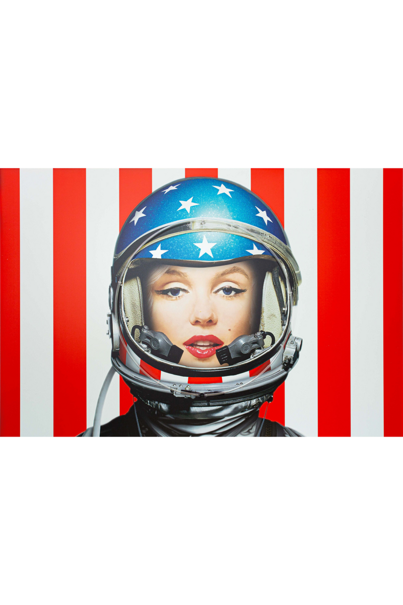 Néon LED rétro 182 x 122 cm | Andrew Martin Marilyn Astronaut | Meubleluxe.fr