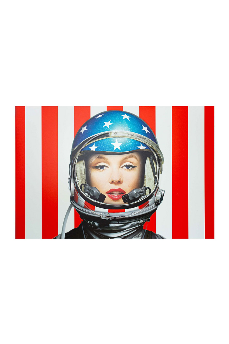 Néon LED rétro 150 x 100 cm | Andrew Martin Marilyn Astronaut | Meubleluxe.fr