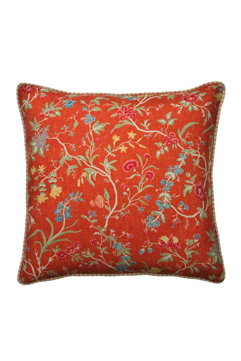 Coussin décoratif en lin orange | Andrew Martin Ramble | Meubleluxe.fr