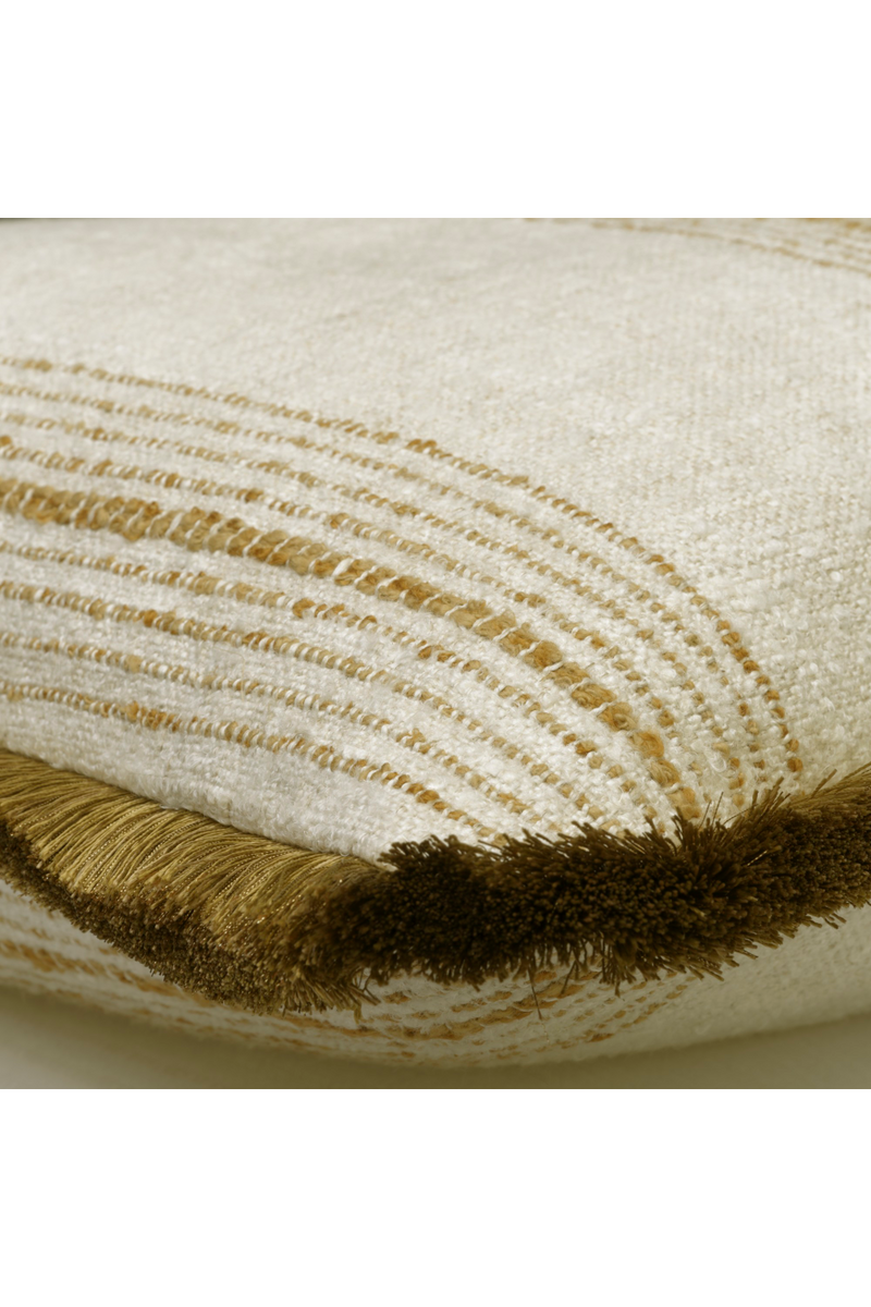 Coussin Rectangulaire en Lin à Rayures | Andrew Martin Atranin | OROA.fr