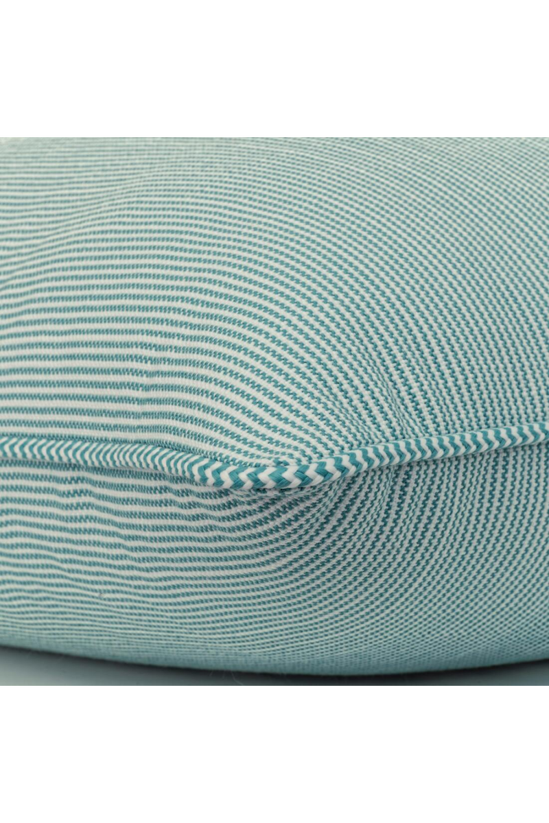 Coussin d'extérieur passepoilé bleu | Andrew Martin Espadrille | OROA.fr