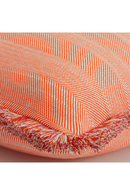 Coussin d'extérieur à chevrons orange | Andrew Martin Riviera | OROA.fr