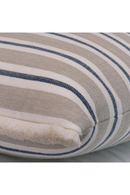 Coussin d'extérieur rayé Marron et Bleu Deckchair | Andrew Martin Coast | OROA.fr