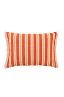 Coussin d'extérieur rayé Orange Deckchair | Andrew Martin Coast | OROA.fr