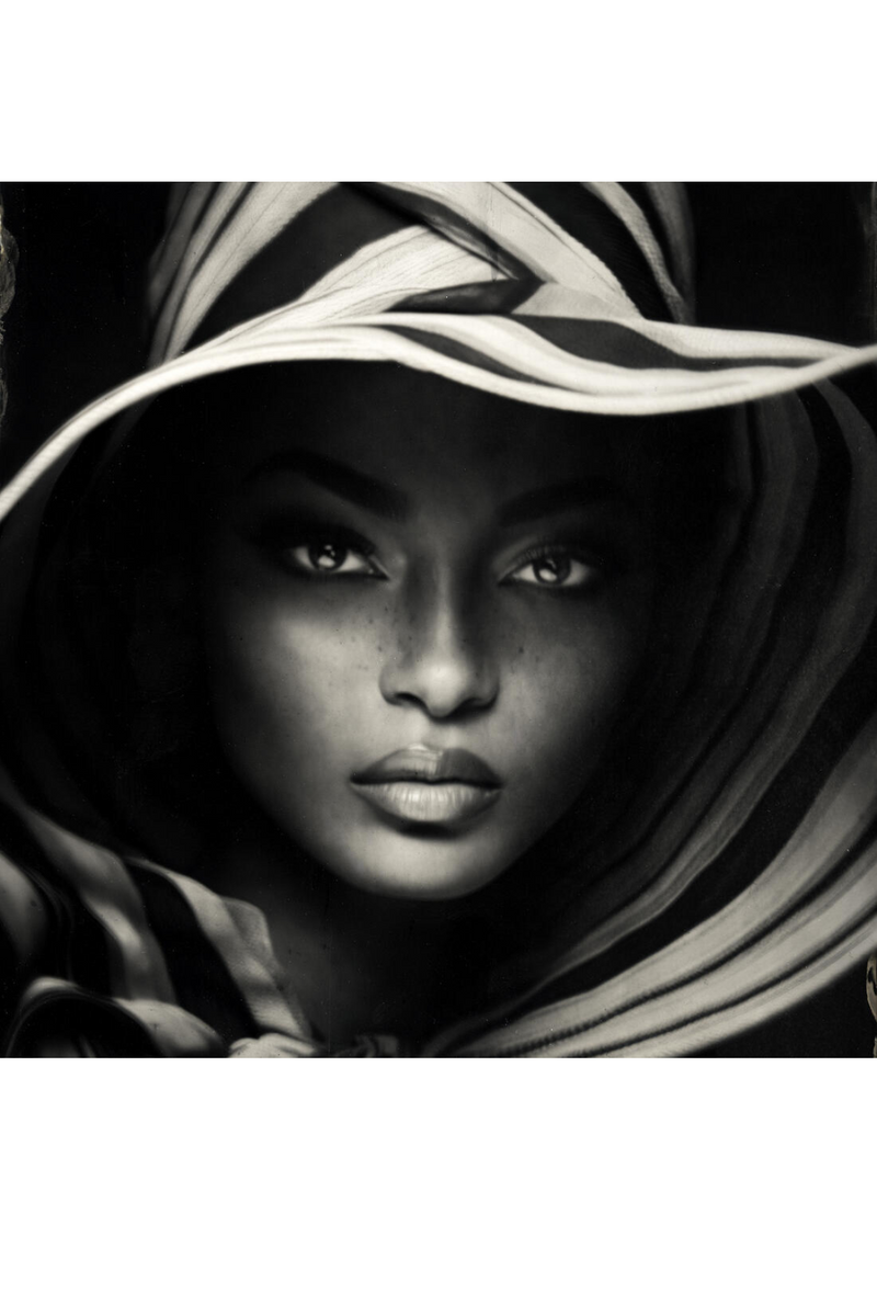 Œuvre D' Art en Plexiglas Portrait de Femme | Andrew Martin Stripes of Faith | OROA.fr