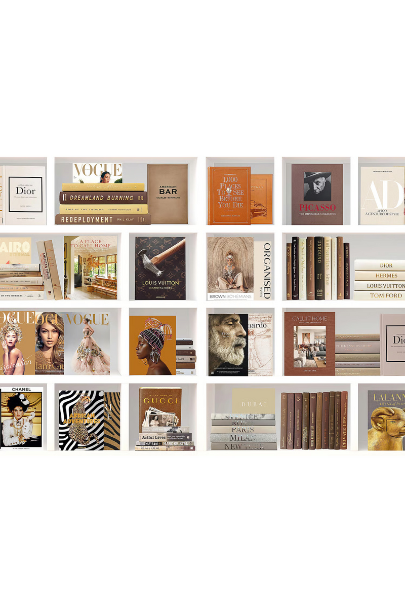 Œuvre D’ Art en Plexiglas Livres de Mode Emblématiques | Andrew Martin Fashion Beauty | OROA.fr