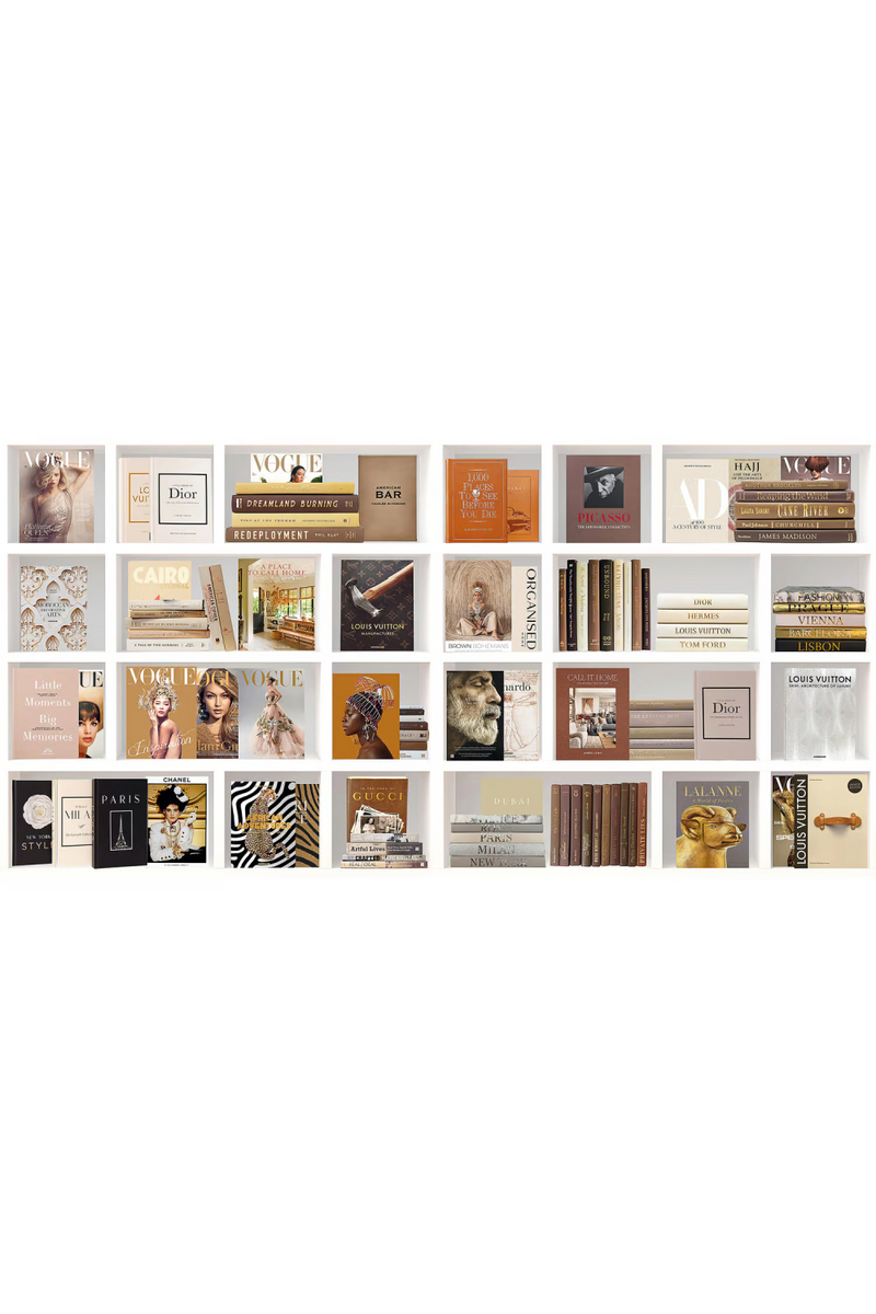 Œuvre D’ Art en Plexiglas Livres de Mode Emblématiques | Andrew Martin Fashion Beauty | OROA.fr