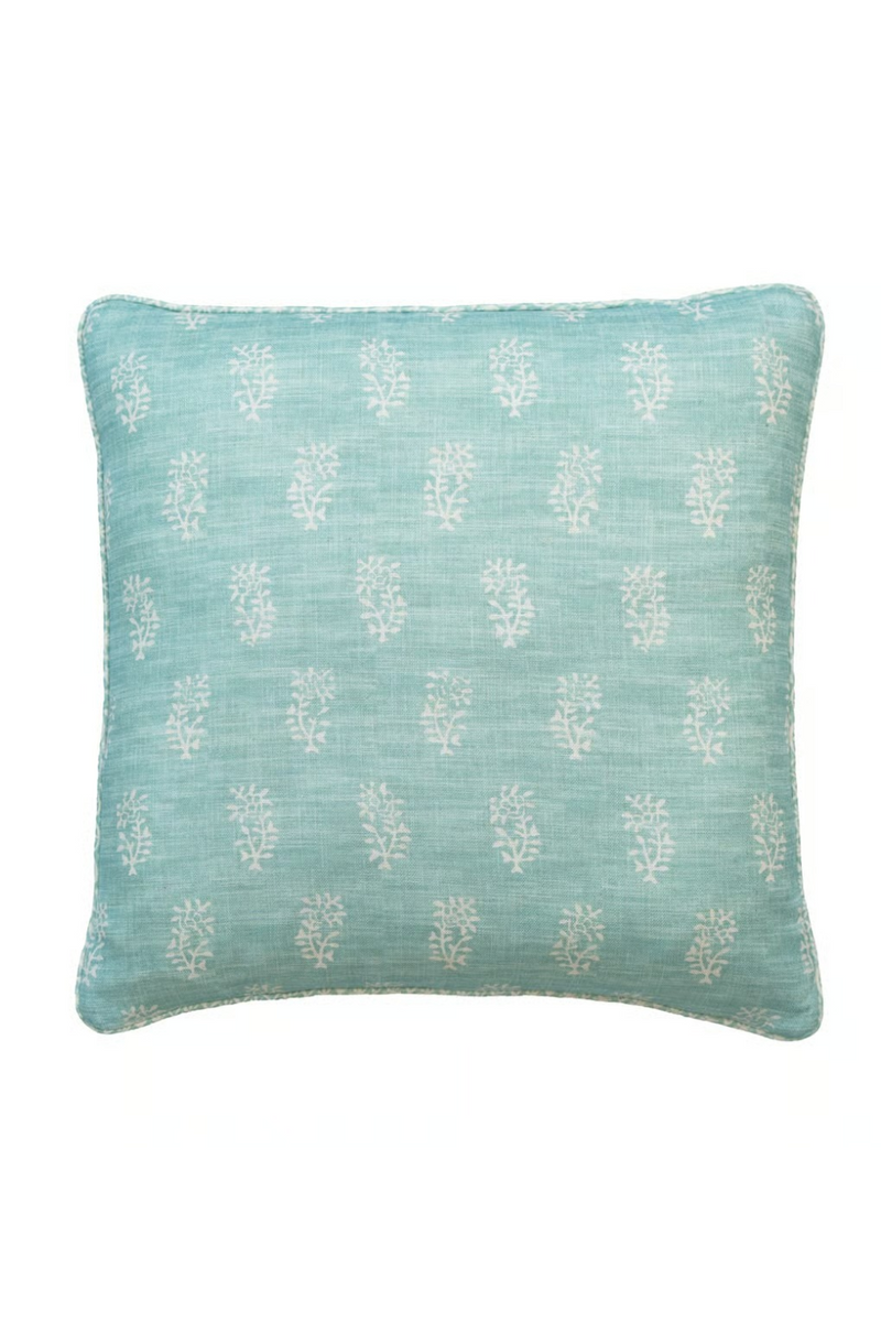 Coussin en Lin à Motif Floral | Andrew Martin Thyme | OROA.fr