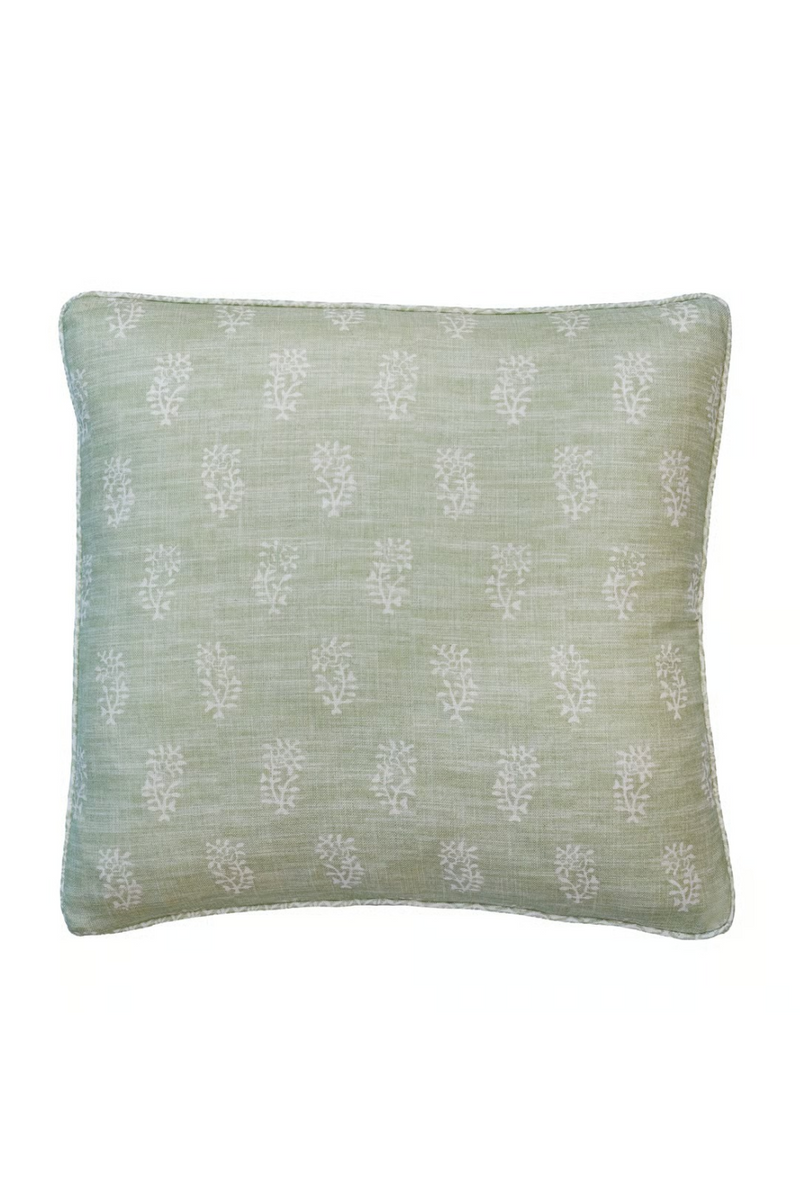 Coussin en Lin à Motif Floral | Andrew Martin Thyme | OROA.fr