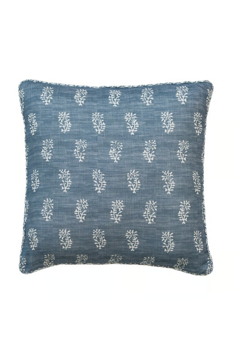Coussin en Lin à Motif Floral | Andrew Martin Thyme | OROA.fr