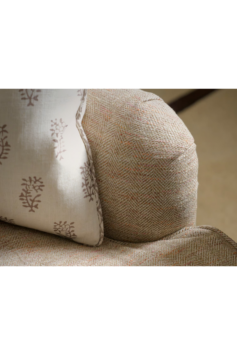 Coussin en Lin à Motif Floral | Andrew Martin Thyme | OROA.fr
