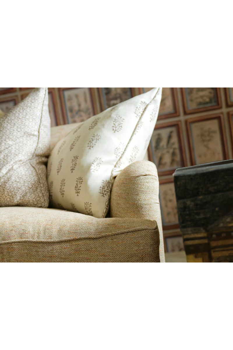 Coussin en Lin à Motif Floral | Andrew Martin Thyme | OROA.fr