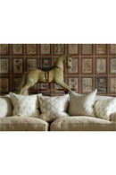 Coussin en Lin à Motif Floral | Andrew Martin Thyme | OROA.fr