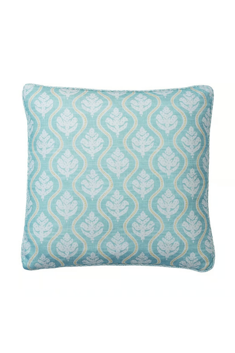 Coussin à Motif de Feuilles | Andrew Martin Fig | OROA.fr