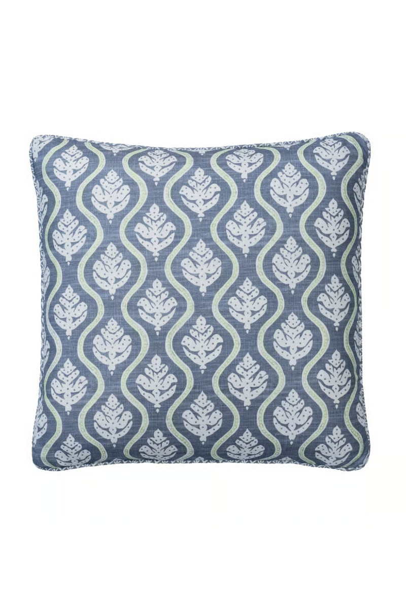 Coussin à Motif de Feuilles | Andrew Martin Fig | OROA.fr