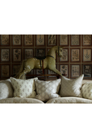 Coussin à Motif de Feuilles | Andrew Martin Fig | OROA.fr