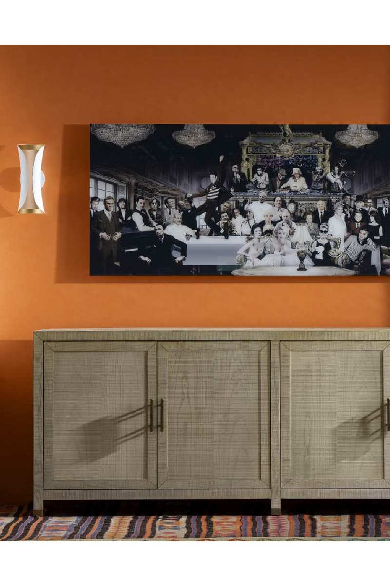 Buffet à 4 Portes en Frêne Naturel | Andrew Martin Raffles | OROA.fr