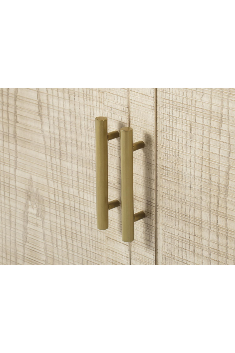 Buffet à 4 Portes en Frêne Naturel | Andrew Martin Raffles | OROA.fr