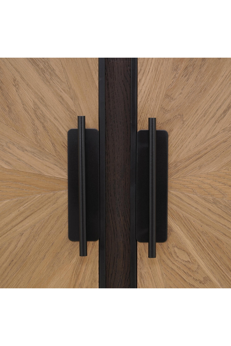 Buffet Moderne en Chêne à 4 Portes | Andrew Martin Renzo | OROA.fr
