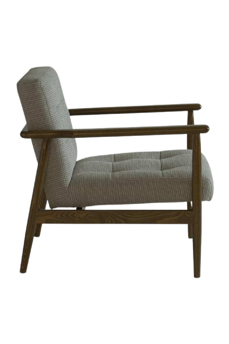 Fauteuil en lin gris | Andrew Martin Roman | Meubleluxe.fr