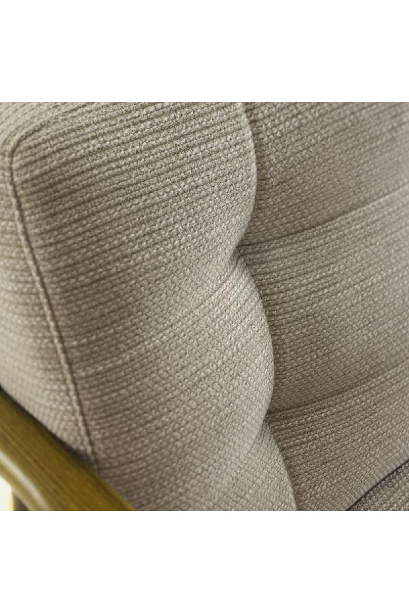 Fauteuil en lin gris | Andrew Martin Roman | Meubleluxe.fr