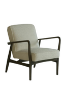 Fauteuil bouclé crème | Andrew Martin Dario | Meubleluxe.fr