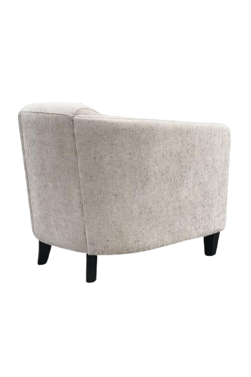 Fauteuil en velours taupe | Andrew Martin Turnball | Meubleluxe.fr