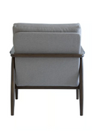 Fauteuil Lounge en Bois Avec Revêtement en Tissu | Andrew Martin Augustus | OROA.fr