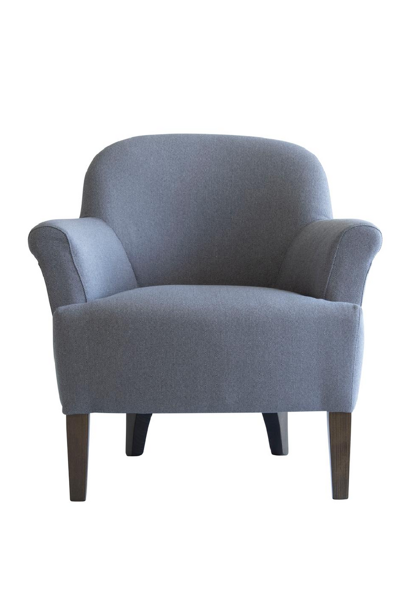Fauteuil Lounge En Lin Bleu | Andrew Martin Victoria | OROA.fr