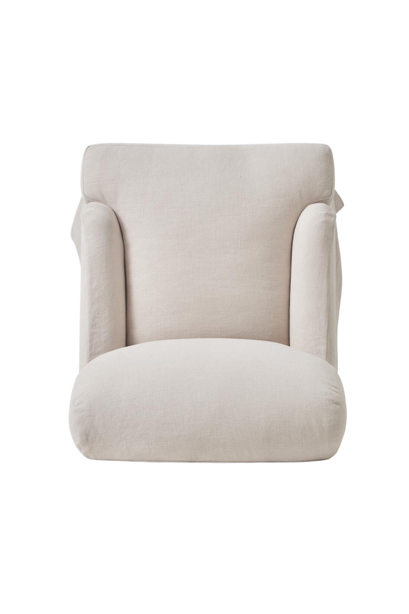 Fauteuil D'appoint En Lin Crème | Andrew Martin Lady May | OROA.fr