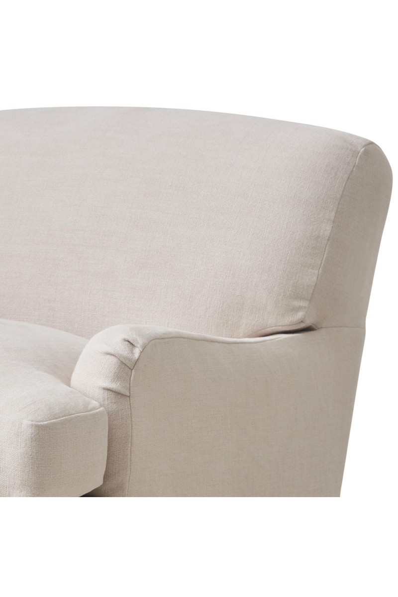 Fauteuil D'appoint En Lin Crème | Andrew Martin Lady May | OROA.fr